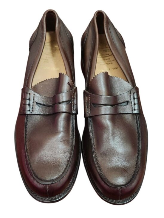 Church\'s Pembrey Brown Leather Penny Bit Loafers Shoes Mens UK 10 F US 11 EU 44 main image 9